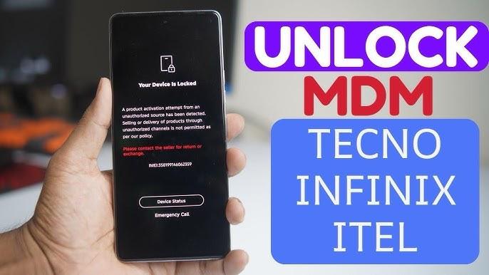 Tecno - Infinix MDM Remove Permanantly Full Premium Pro ( Emergency Service ) - Instant To Few Hours - Try Rejected iMEI Here ]  [ Level 5 ] 